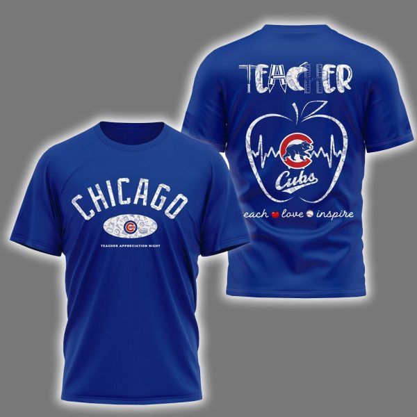 Cubs Teacher Appreciation Night 2025 Shirt 3