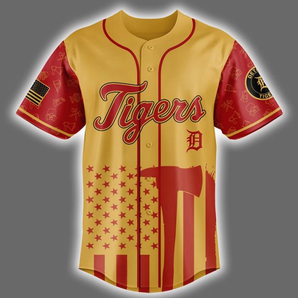 Detroit Firefighter Appreciation Night Jersey 2025 2