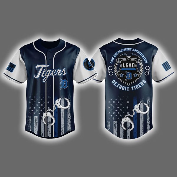 Detroit Law Enforcement Appreciation Day Jersey 2025