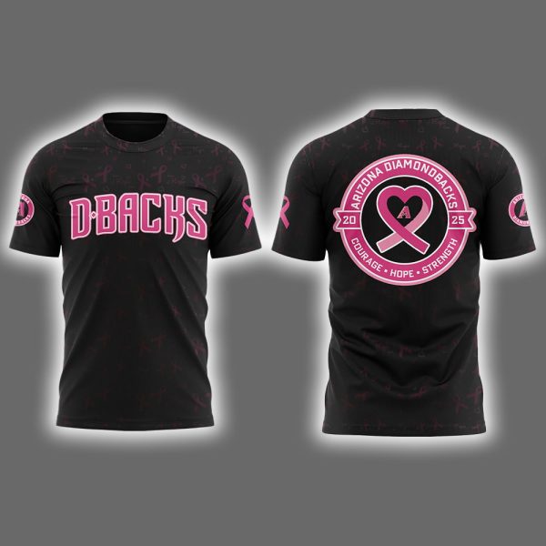 Diamondbacks Breast Cancer Awareness Night 2025 Shirt 2