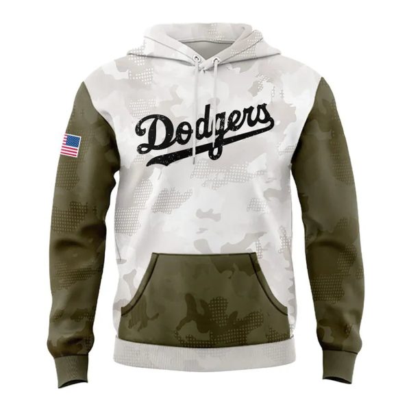 Dodgers 2025 Armed Forces Day Hoodie 2