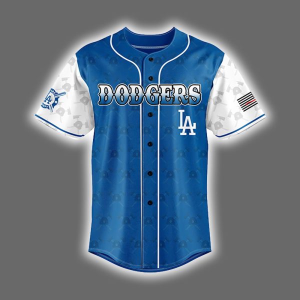 Dodgers 2025 Firefighter Appreciation Day Baseball Jersey 2