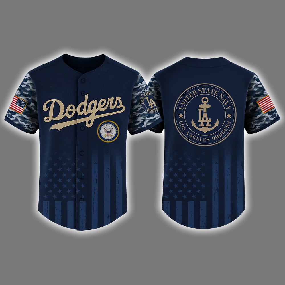 Dodgers 2025 US Navy Appreciation Night Baseball Jersey Dodgers 2025 US Navy Appreciation Night Baseball Jersey