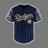 Dodgers 2025 US Appreciation Night Navy Baseball Jersey 2