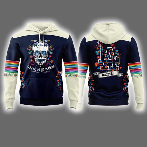 Dodgers Dia De Los Muertos 2025 Hoodie Joggers Cap