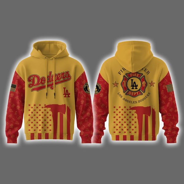 Dodgers Firefighter Appreciation Night Hoodie 2025