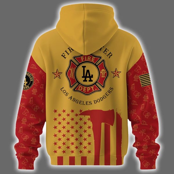 Dodgers Firefighter Appreciation Night Hoodie 2025 3