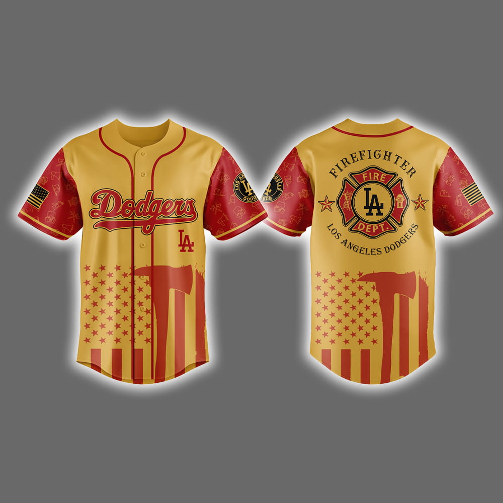 Dodgers Firefighter Appreciation Night Jersey 2025 Dodgers Firefighter Appreciation Night Jersey 2025