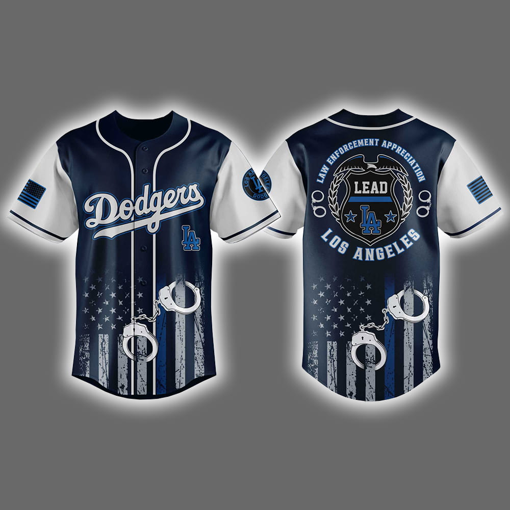 Dodgers Law Enforcement Appreciation Day Jersey 2025 Dodgers Law Enforcement Appreciation Day Jersey 2025
