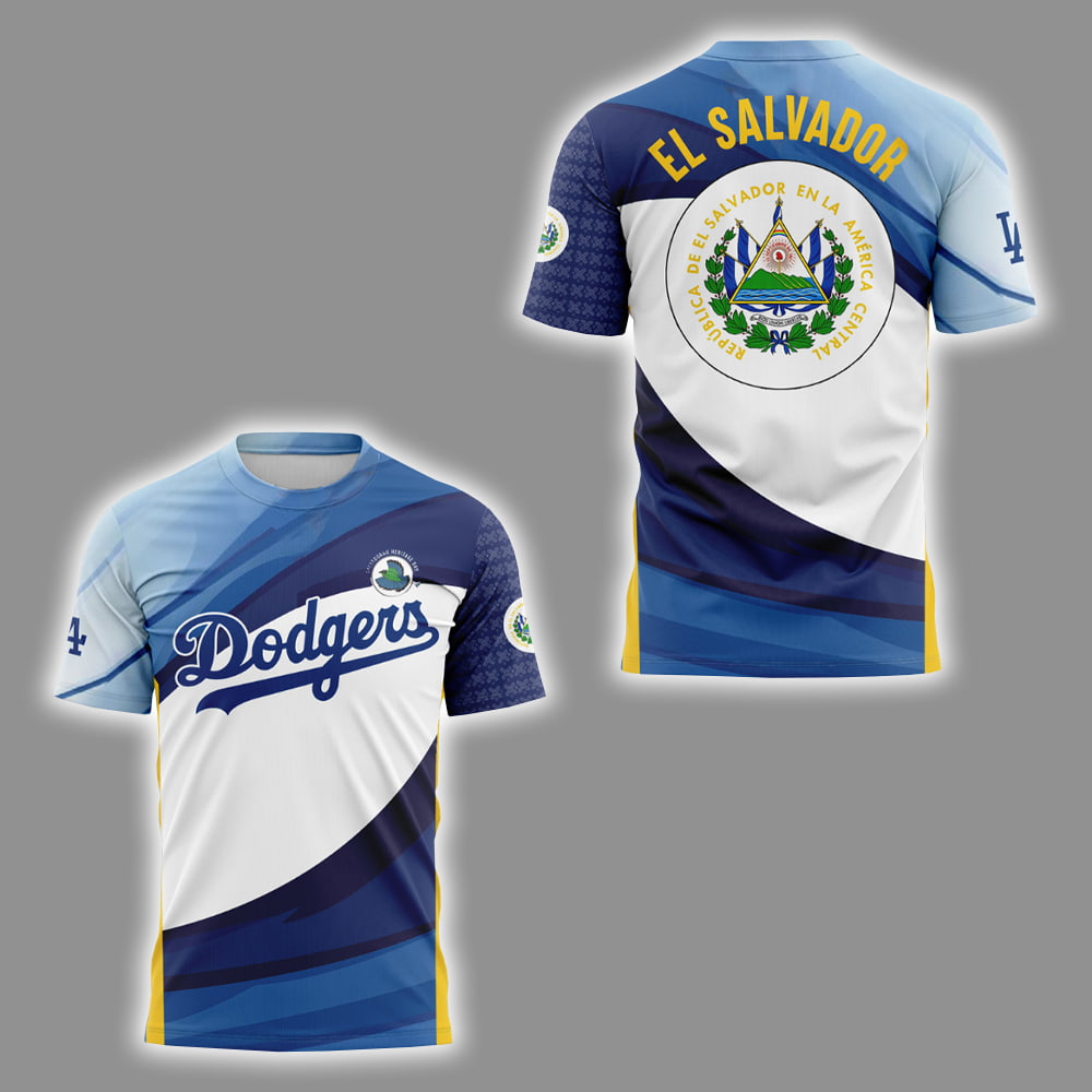 Dodgers Salvadoran Heritage Day 2025 Shirt Dodgers Salvadoran Heritage Day 2025 Shirt