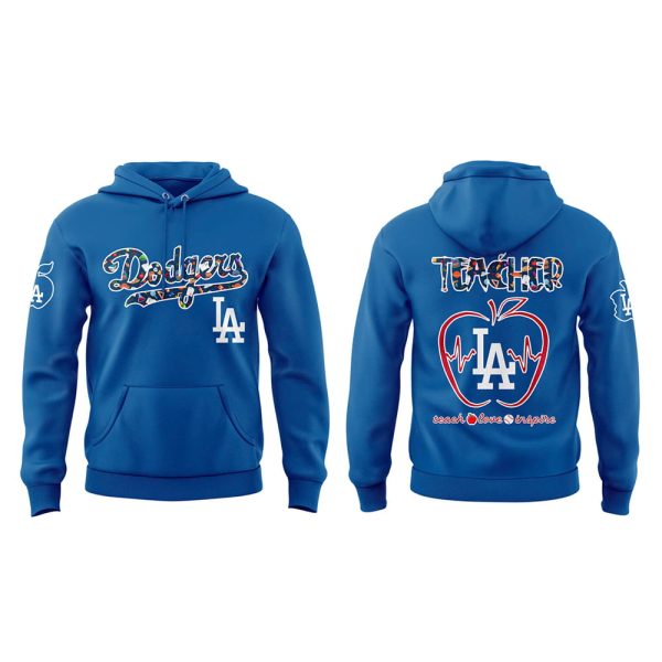 Dodgers Teacher Appreciation Night 2025 Hoodie Joggers Cap