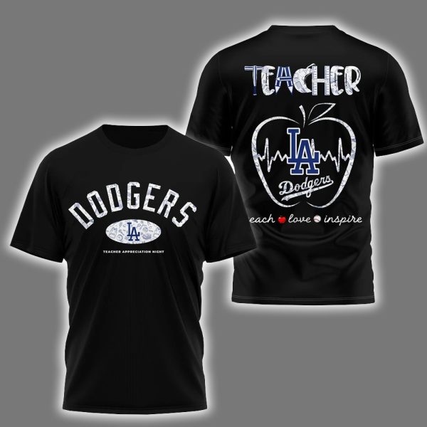 Dodgers Teacher Appreciation Night 2025 Shirt 2
