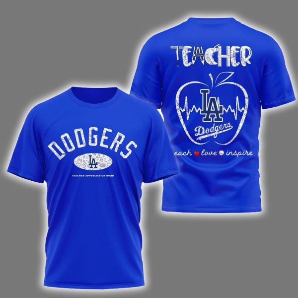 Dodgers Teacher Appreciation Night 2025 Shirt 3