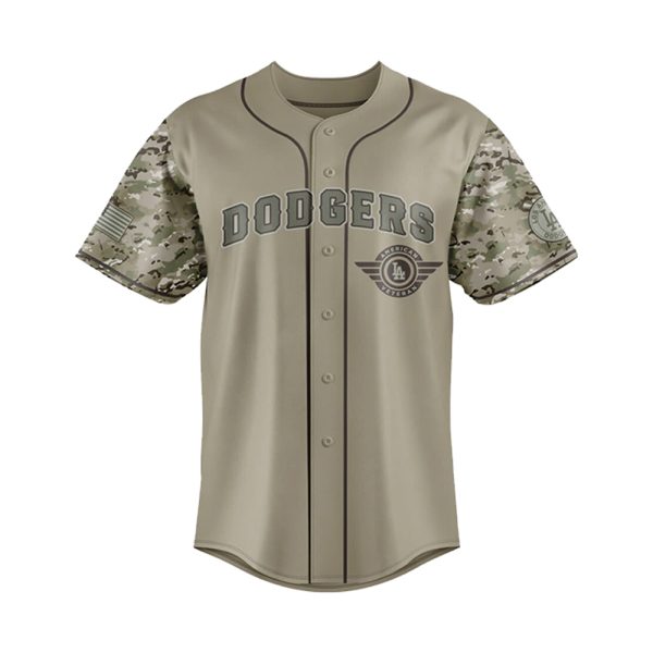 Dodgers Veteran US 2025 Baseball Jersey 2
