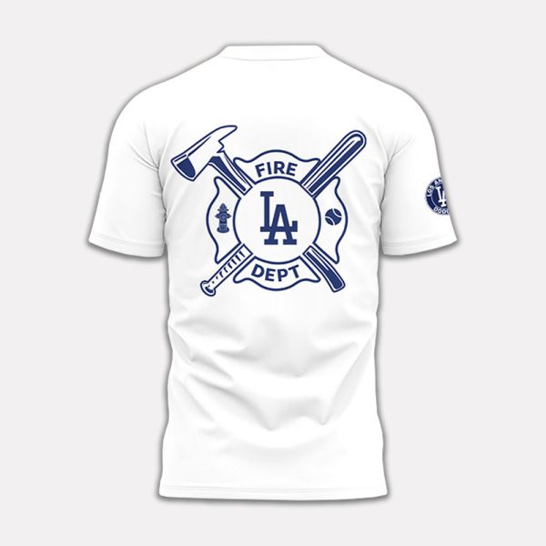 Dodgers x Firefighter Appreciation 2025 Shirt 3