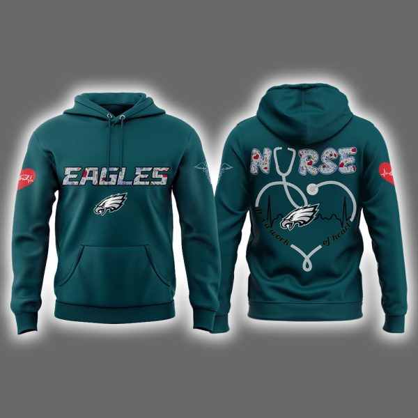 Eagles Nurses Night 2025 Hoodie Joggers Cap