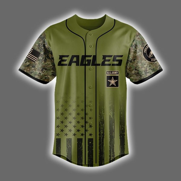 Eagles United States Army Military Appreciation Night Jersey 2025 2