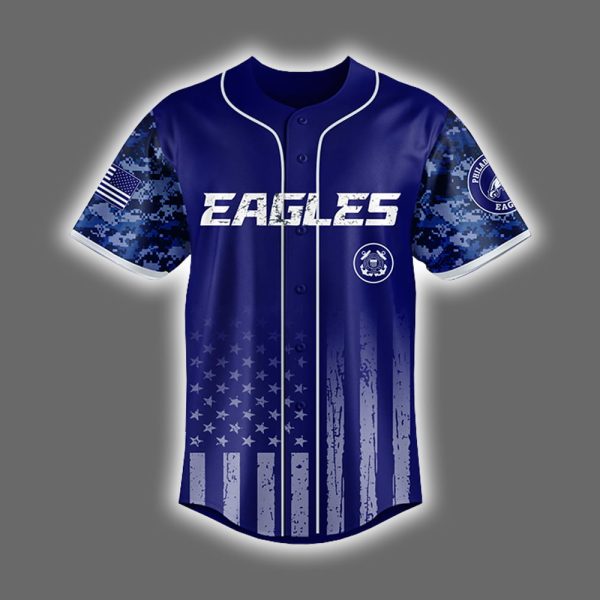 Eagles United States Coast Guard Military Appreciation Night Jersey 2025 2