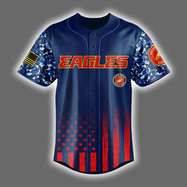 Eagles United States Marine Corps Military Appreciation Night Jersey 2025 2