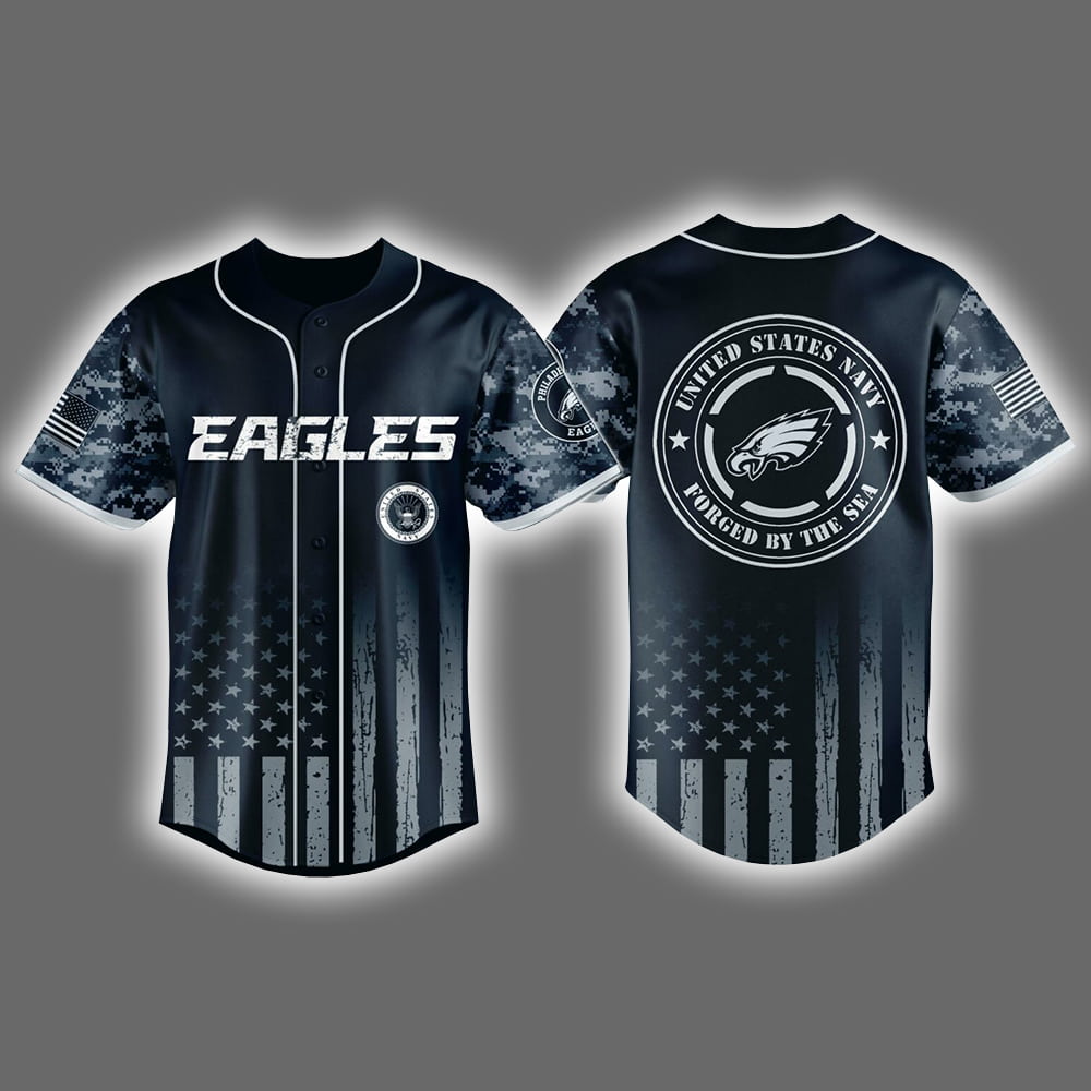 Eagles United States Navy Military Appreciation Night Jersey 2025 Eagles United States Navy Military Appreciation Night Jersey 2025