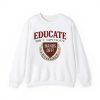 Educate Dont Capitulate Hands Off Harvard Shirt 3