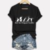 End The Penguin Tariffs Printed V Neck T shirt 2