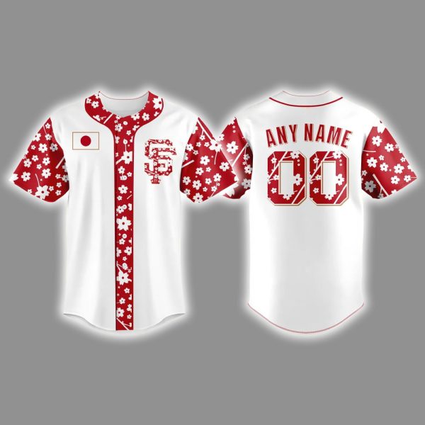 Giants 2025 Japanese Heritage Night Baseball Jersey