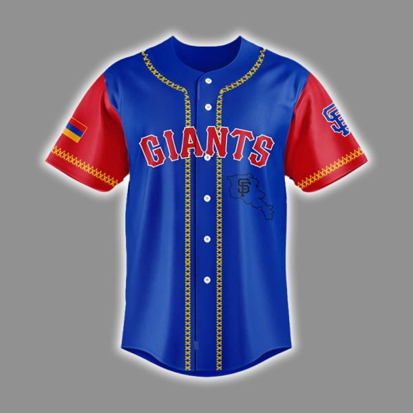 Giants Armenian Heritage Night 2025 Jersey 2