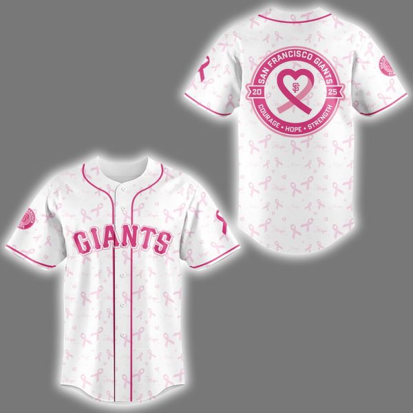 Giants Breast Cancer Awareness Night 2025 Jersey
