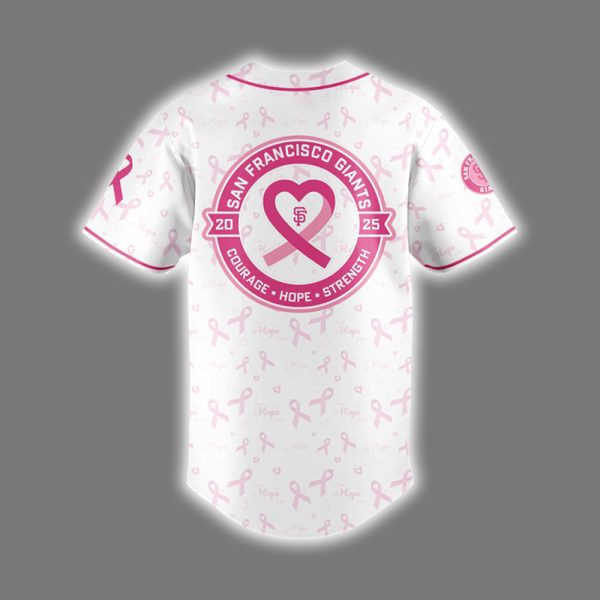 Giants Breast Cancer Awareness Night 2025 Jersey 3
