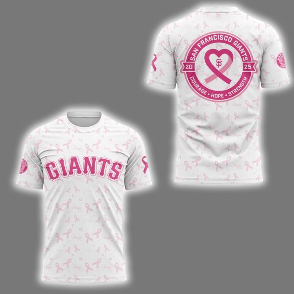 Giants Breast Cancer Awareness Night 2025 Shirt