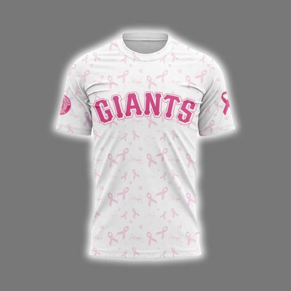 Giants Breast Cancer Awareness Night 2025 Shirt 2