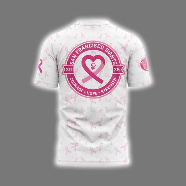 Giants Breast Cancer Awareness Night 2025 Shirt 3