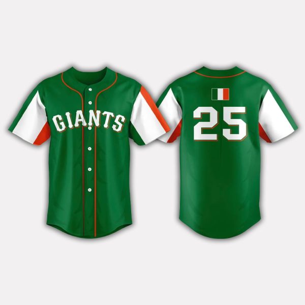 Giants Irish Heritage Night Jersey 2025 Giveaway