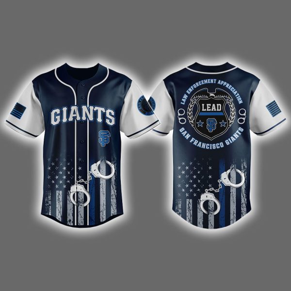 Giants Law Enforcement Appreciation Day Jersey 2025