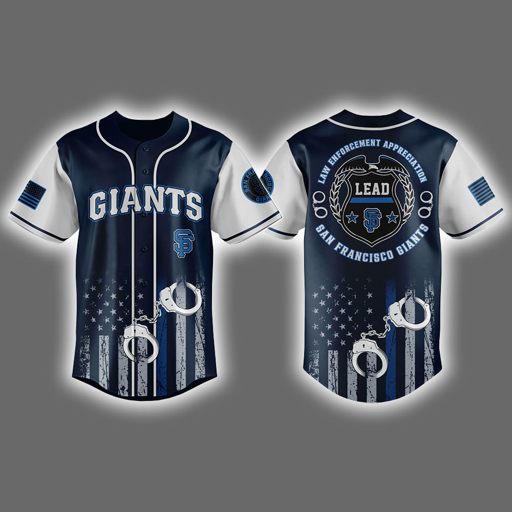 Giants Law Enforcement Appreciation Day Jersey 2025 Giants Law Enforcement Appreciation Day Jersey 2025