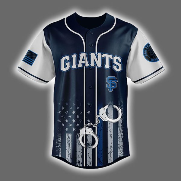 Giants Law Enforcement Appreciation Day Jersey 2025 2