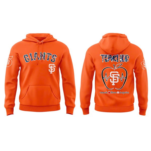 Giants Teacher Appreciation Night 2025 Hoodie Joggers Cap