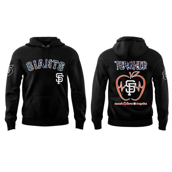 Giants Teacher Appreciation Night 2025 Hoodie Joggers Cap 4