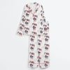 Goose Fourth Of July Silly Goose Red White Blue USA Coquette America Satin Pajama Set 3