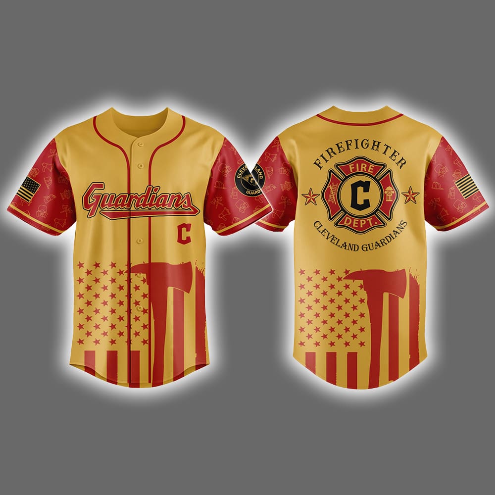 Guardians Firefighter Appreciation Night Jersey 2025 Guardians Firefighter Appreciation Night Jersey 2025