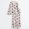 Independence Day Cat 4th Of July Satin Pajama Set 3
