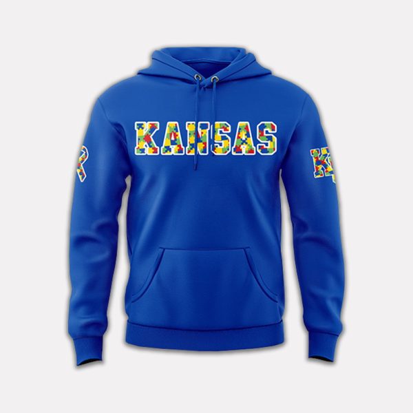 Jayhawks Autism Awareness Night 2025 Hoodie 2