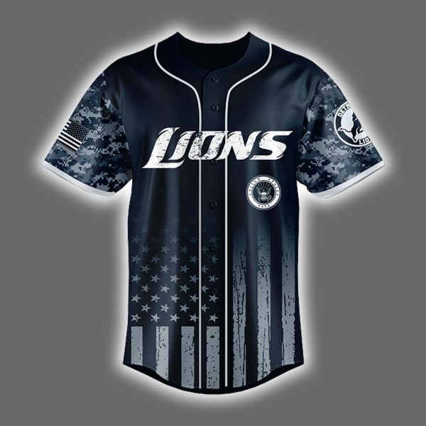 Lions United States Navy Military Appreciation Night Jersey 2025 2