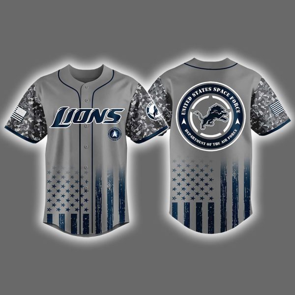 Lions United States Space Force Military Appreciation Night Jersey 2025