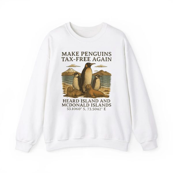 Make Penguins Tax Free Again Heard Island and McDonald Islands Shirt 4