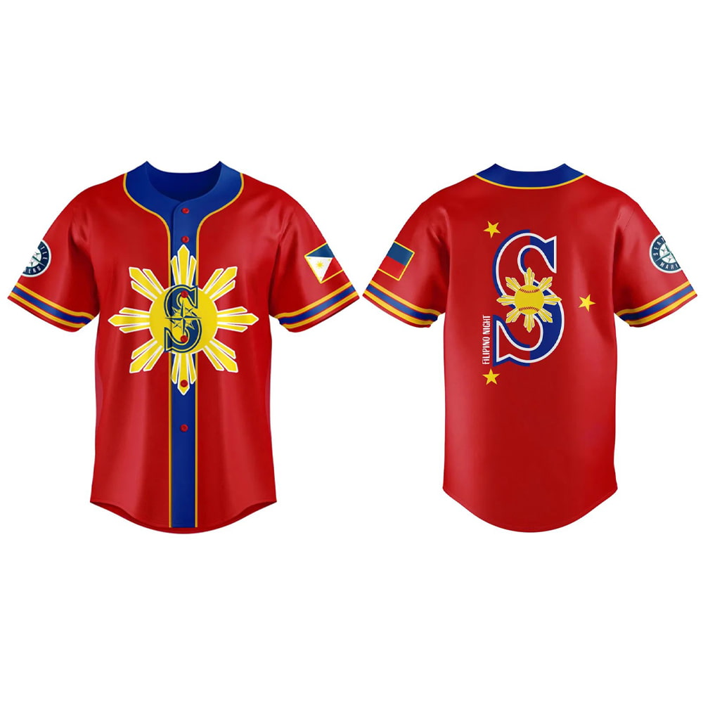 Mariners 2025 Filipino Heritage Night Jersey Mariners 2025 Filipino Heritage Night Jersey