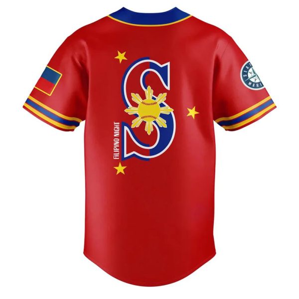 Mariners 2025 Filipino Heritage Night Jersey 3