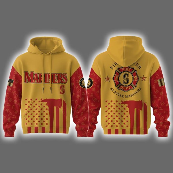 Mariners Firefighter Appreciation Night Hoodie 2025