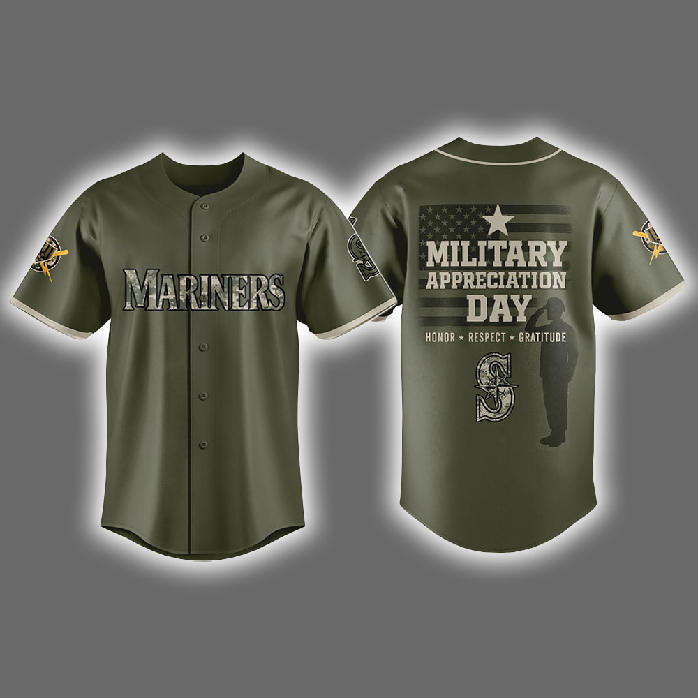 Mariners National Military Appreciation Day Jersey 2025 Mariners National Military Appreciation Day Jersey 2025